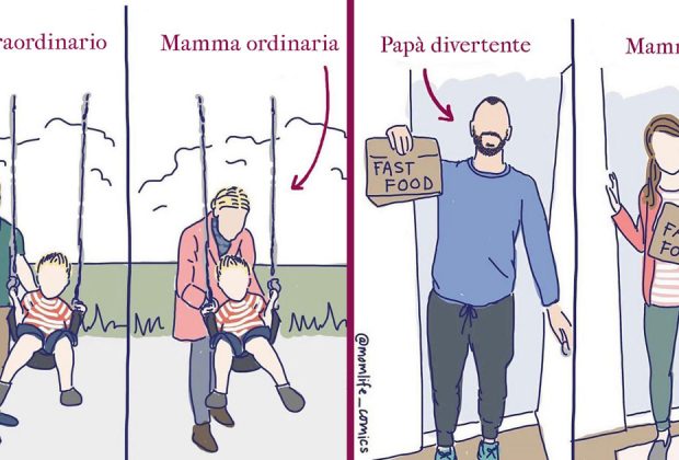 papa-straodinario-mamma-ordinaria-le-vignette-che-mettono-in-luce-le-differenze-sulla-genitorialita