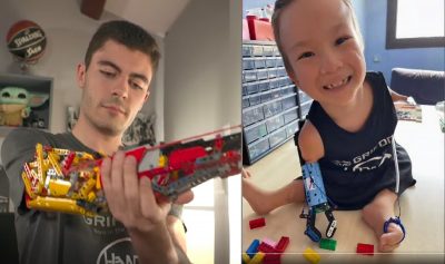 La storia di David 'Hand Solo', che crea protesi LEGO perfettamente funzionanti