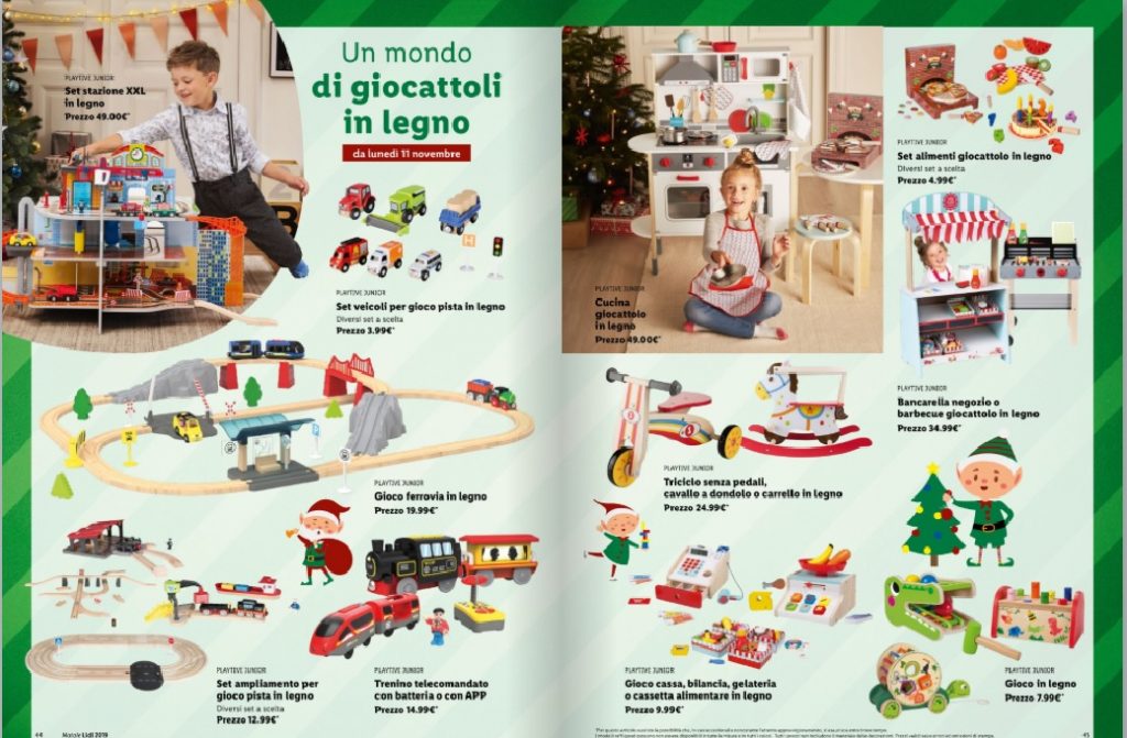 Giochi in legno e non solo: il catalogo Lidl per il Natale 2019 